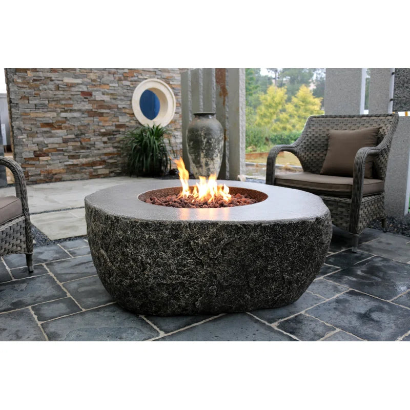 Boulder Concrete Fire Pit
