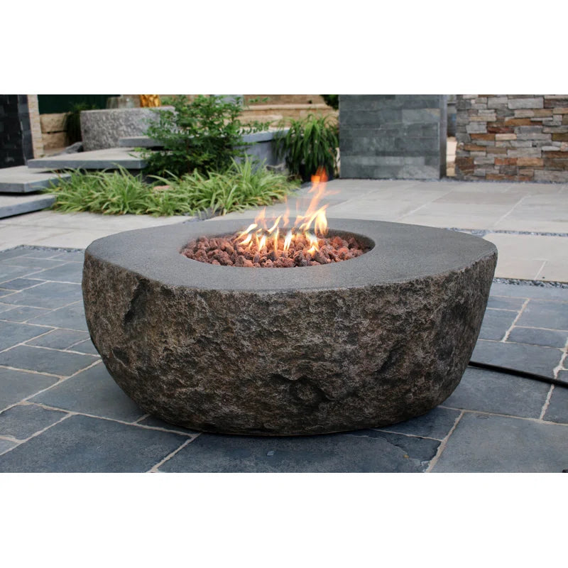 Boulder Concrete Fire Pit