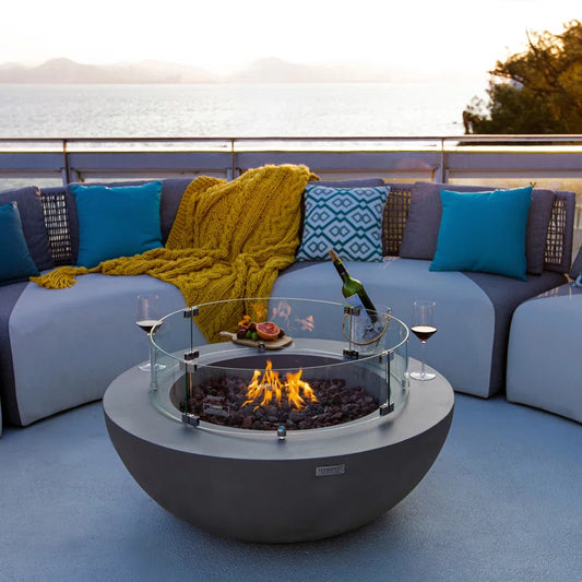 Envelor Canvar Corner Fire Pit