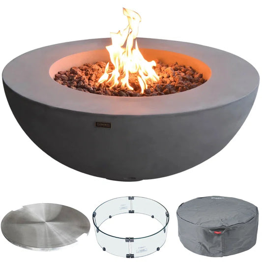 Envelor Canvar Corner Fire Pit