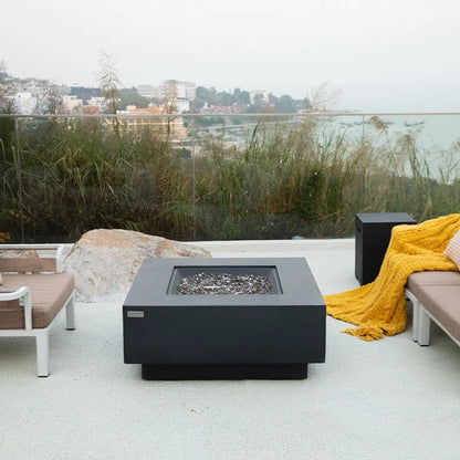 Minimalist Concrete Smokeless Fire Pit Table